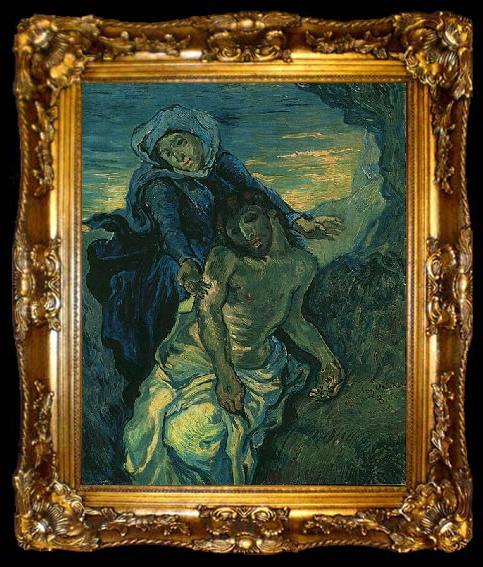 framed  Vincent Van Gogh Pieta, ta009-2